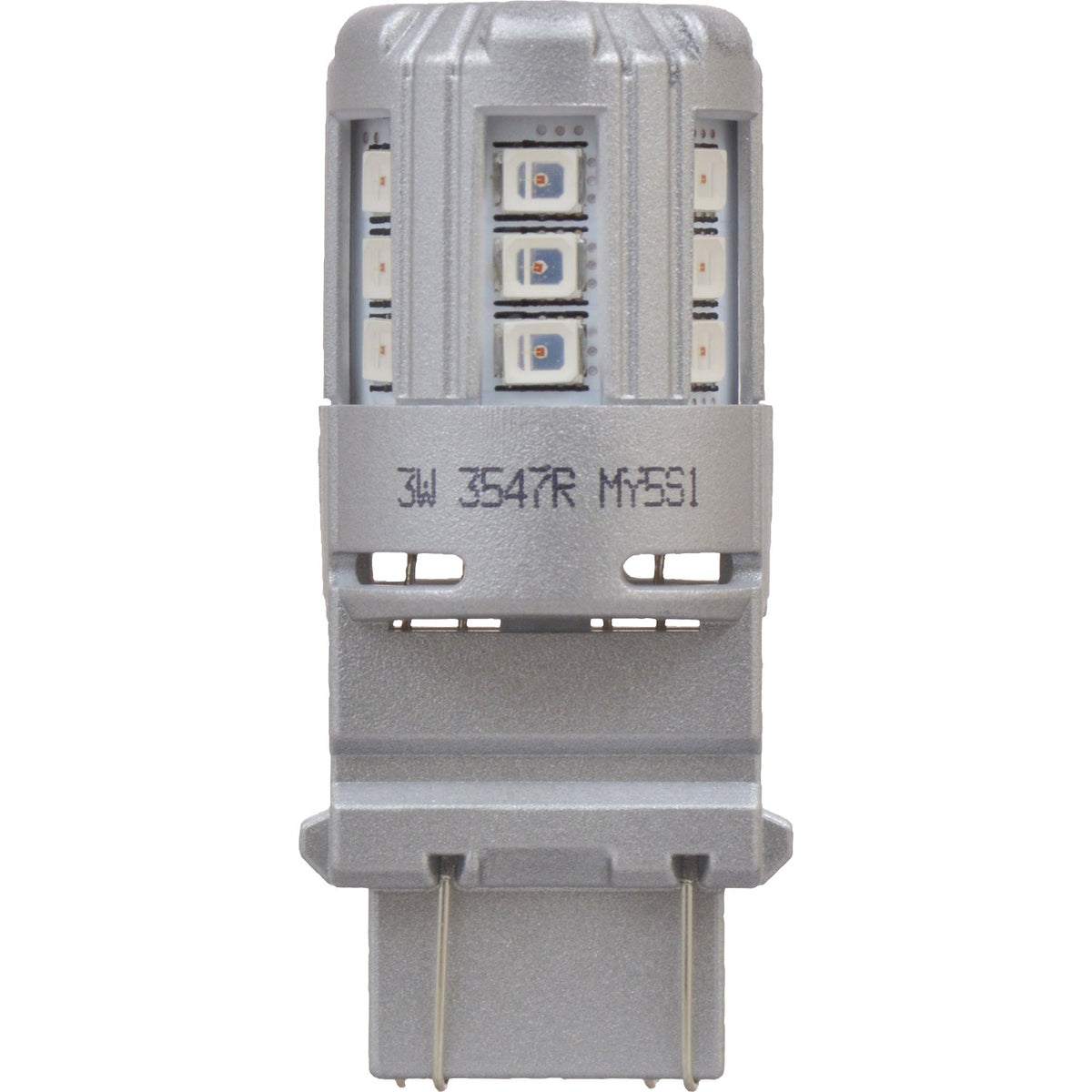 2-PK SYLVANIA 3047 Red LED Automotive Bulb