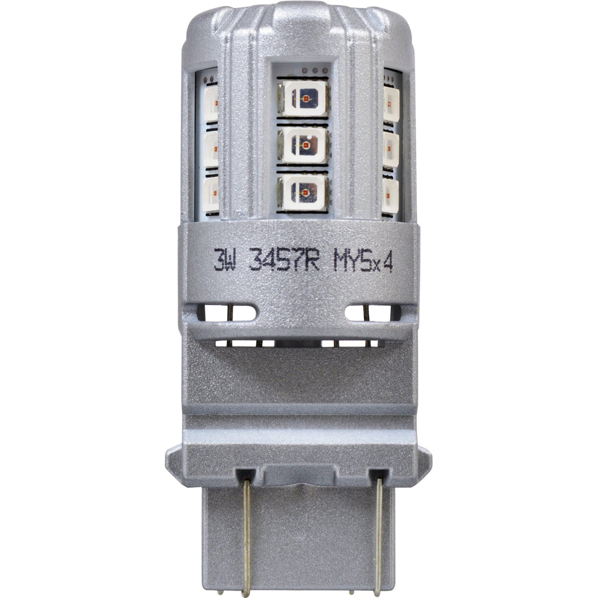 2-PK SYLVANIA 3157 Red LED Automotive Bulb