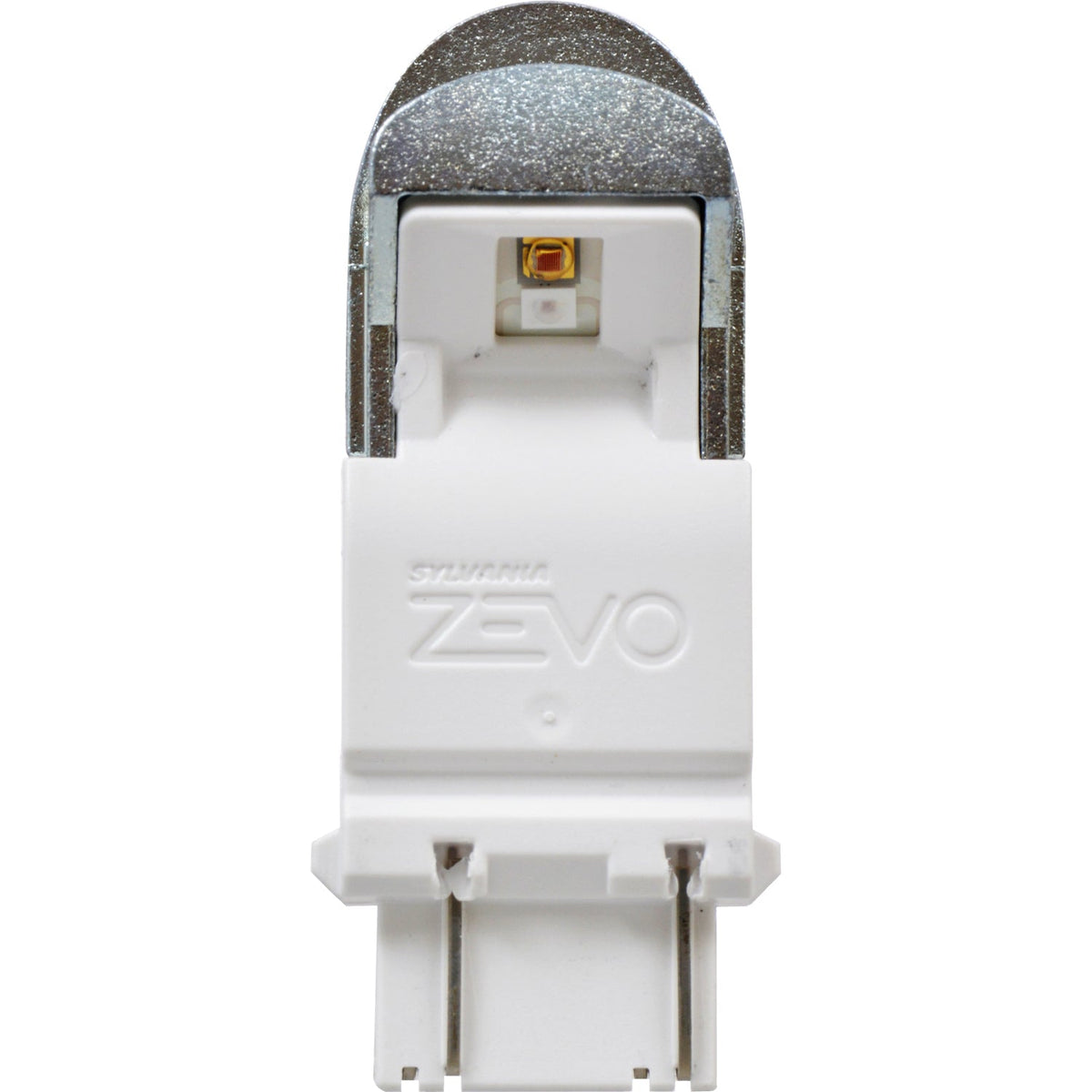 2-PK SYLVANIA ZEVO 3157 Red LED Automotive Bulb