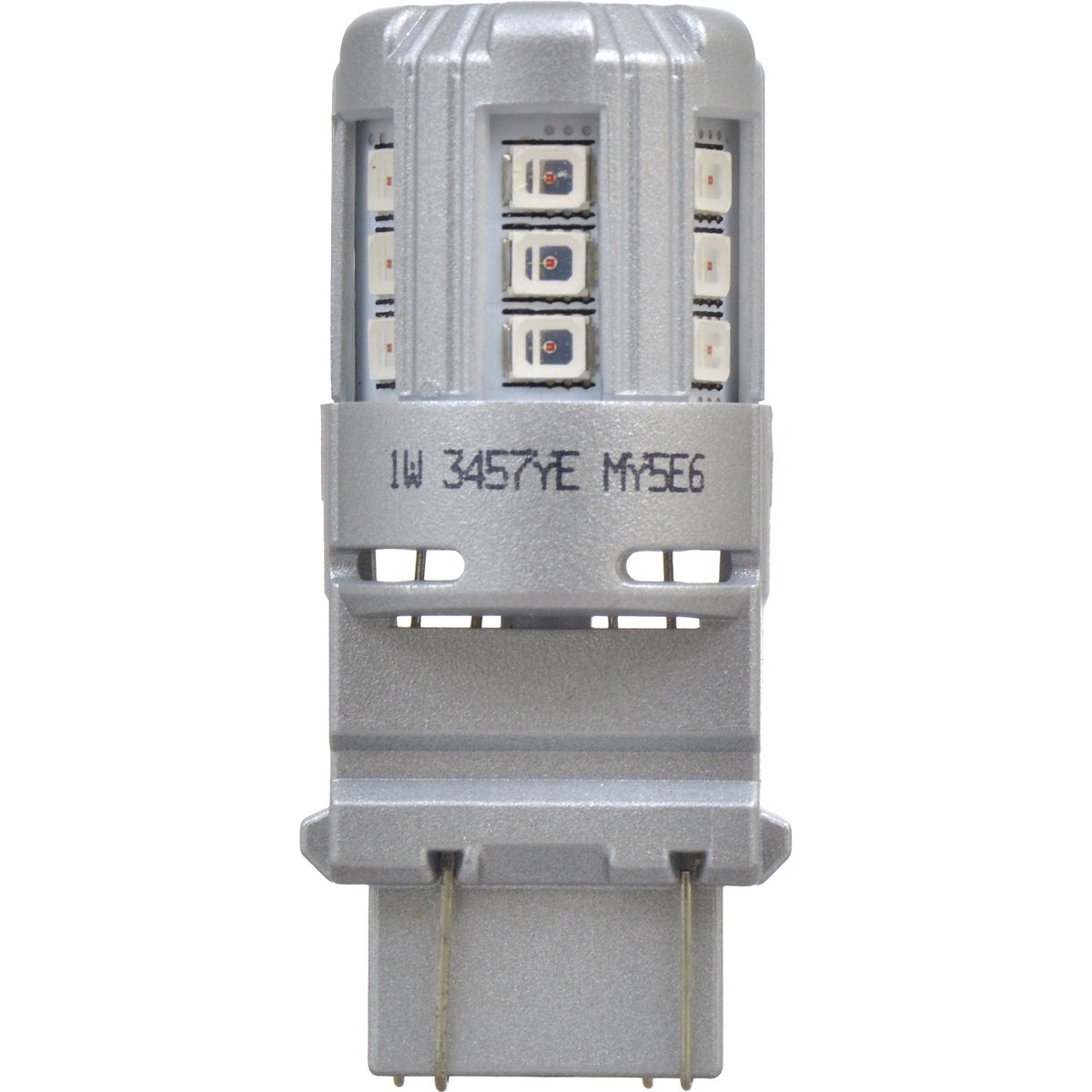 2-PK SYLVANIA 3457 Amber LED Automotive Bulb
