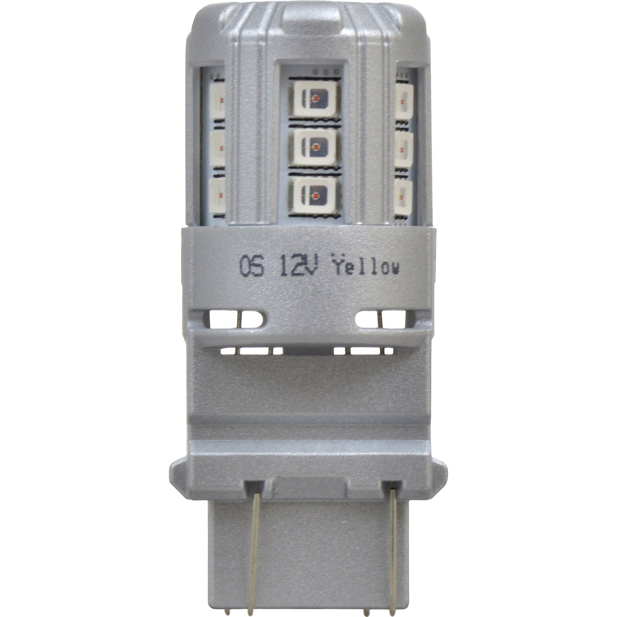 2-PK SYLVANIA 3457 Amber LED Automotive Bulb