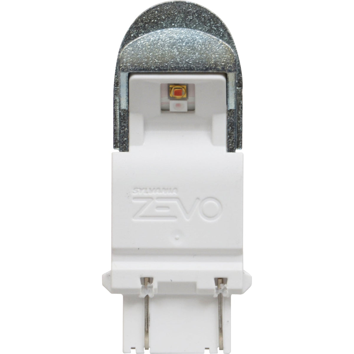 2-PK SYLVANIA ZEVO 3457 Amber LED Automotive Bulb