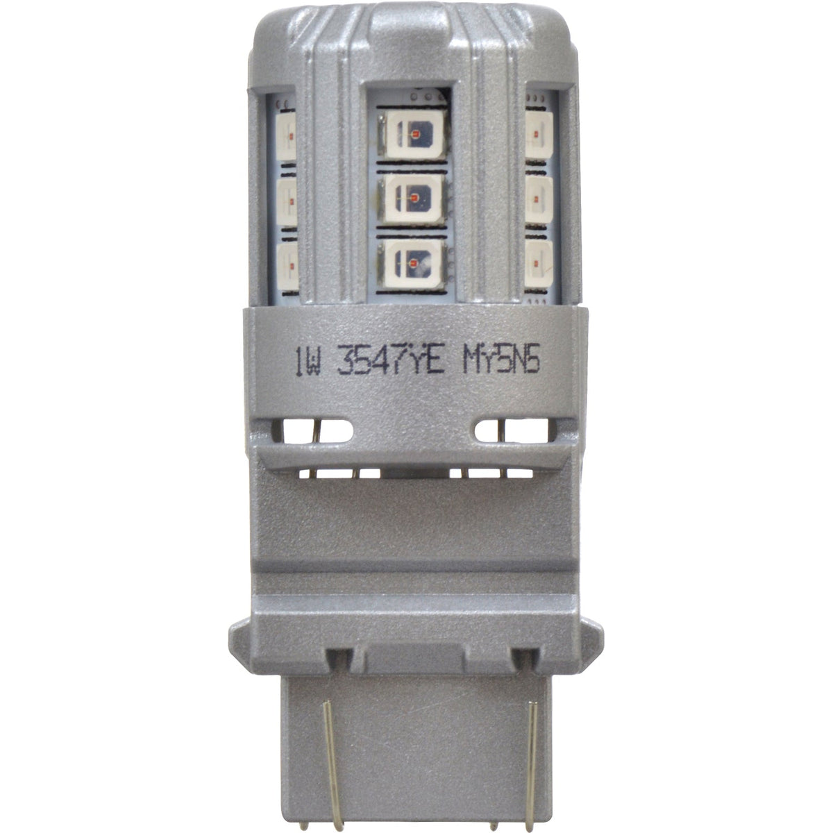 2-PK SYLVANIA 3757 Amber LED Automotive Bulb