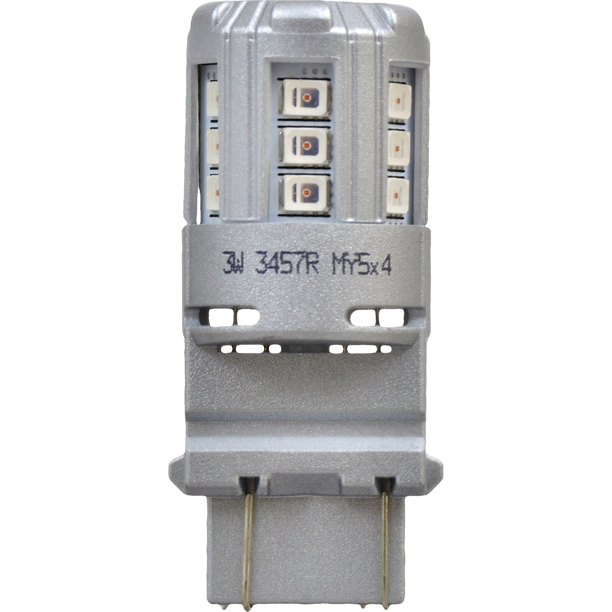 2-PK SYLVANIA 4157 Red LED Automotive Bulb