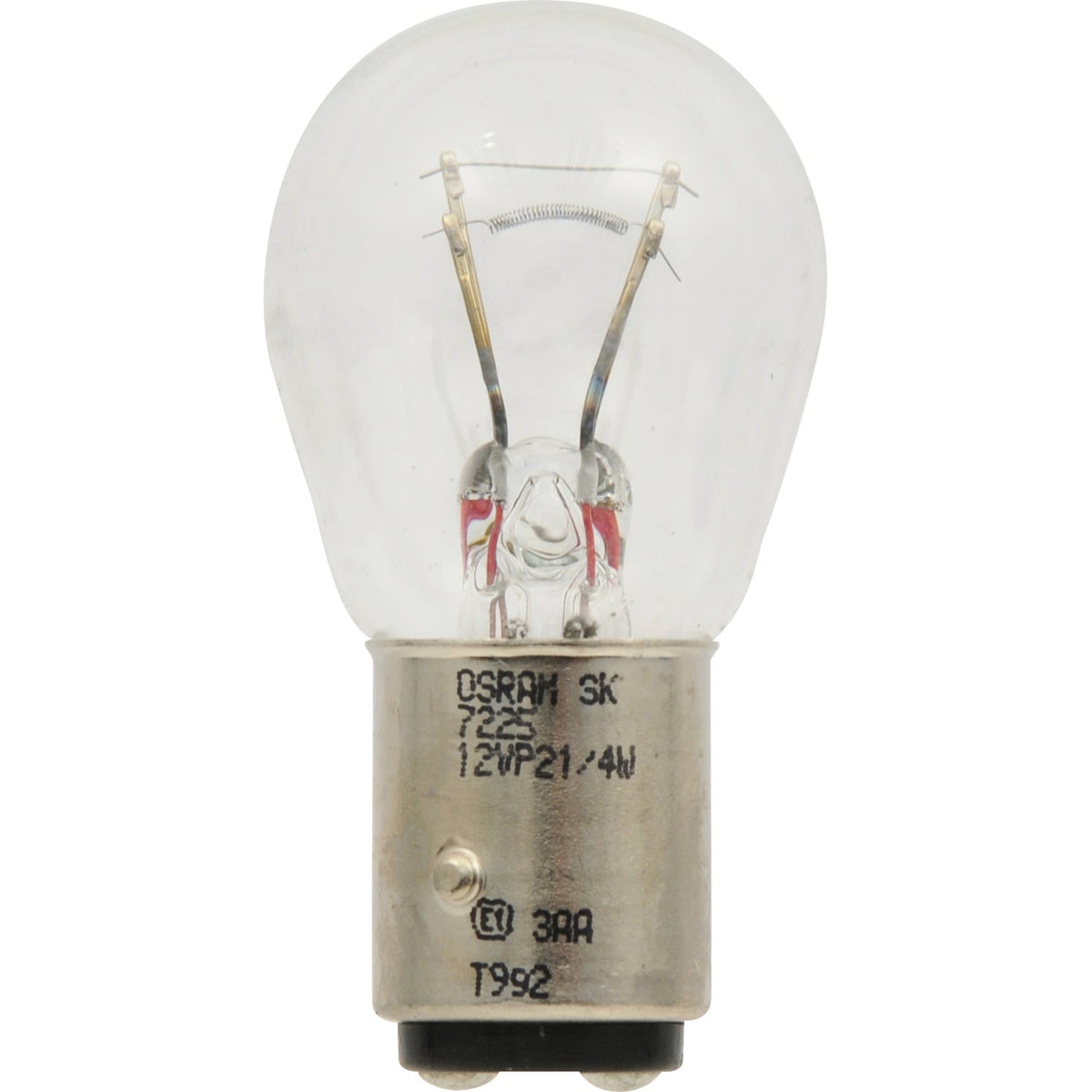 2-PK SYLVANIA 7225 Long Life Automotive Light Bulb