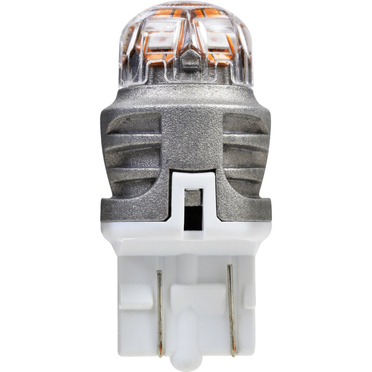 2-PK SYLVANIA ZEVO 7440 T20 Amber LED Automotive Bulb