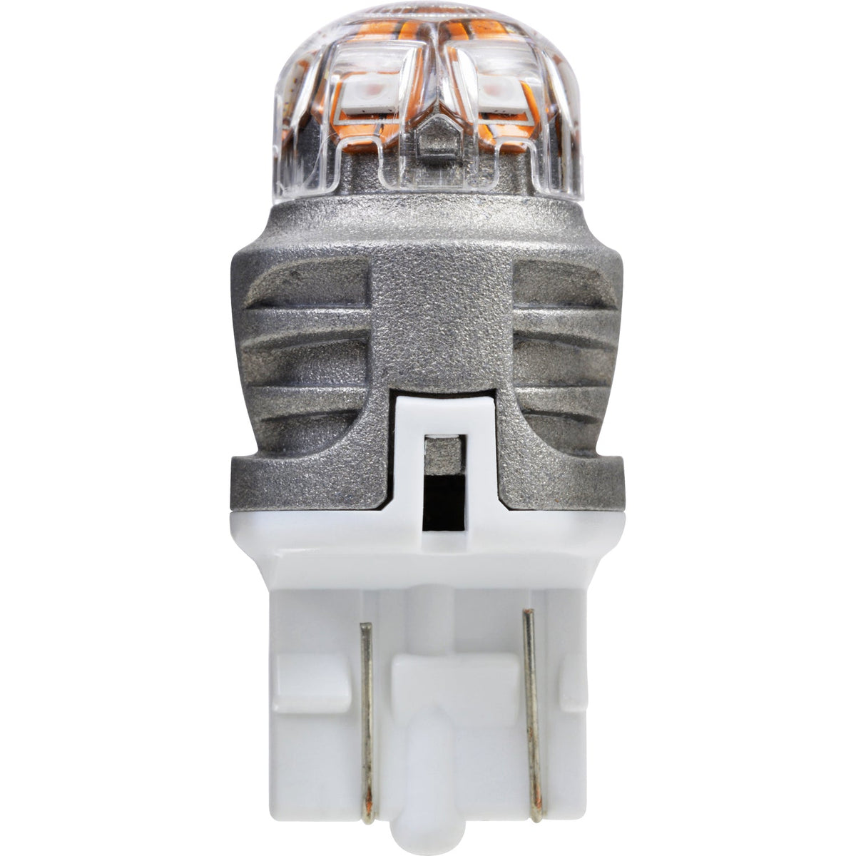 2-PK SYLVANIA ZEVO 7440 T20 Amber LED Automotive Bulb