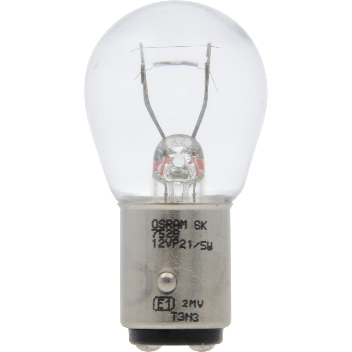 2-PK SYLVANIA 7528 P21/5W Basic Automotive Light Bulb