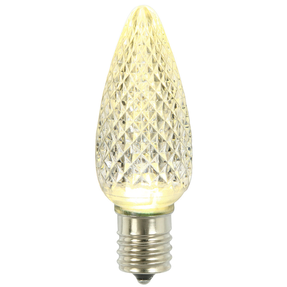 25PK - Vickerman C9 Faceted LED Warm White Bulb 0.96W