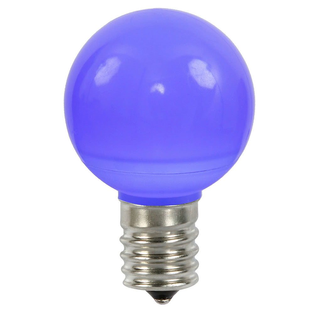 25PK - Vickerman Blue Ceramic G50 LED Replacement Bulb