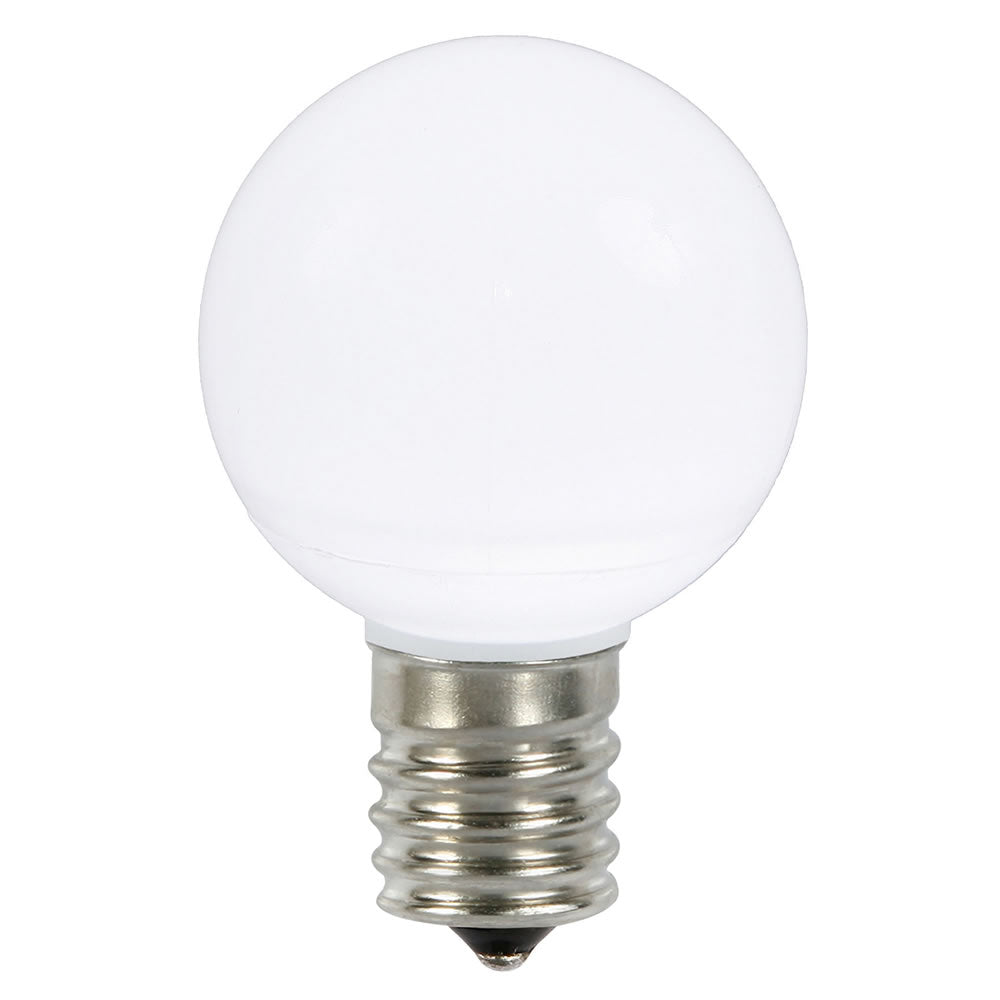 25PK - Vickerman Pure White Ceramic G50 LED Replacement Bulb