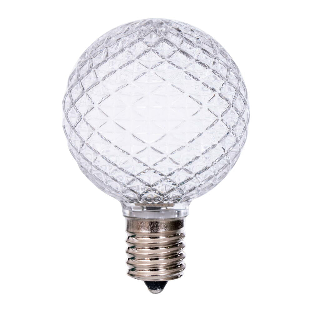 25PK - Vickerman Warm White Faceted G50 LED Replacement Bulb